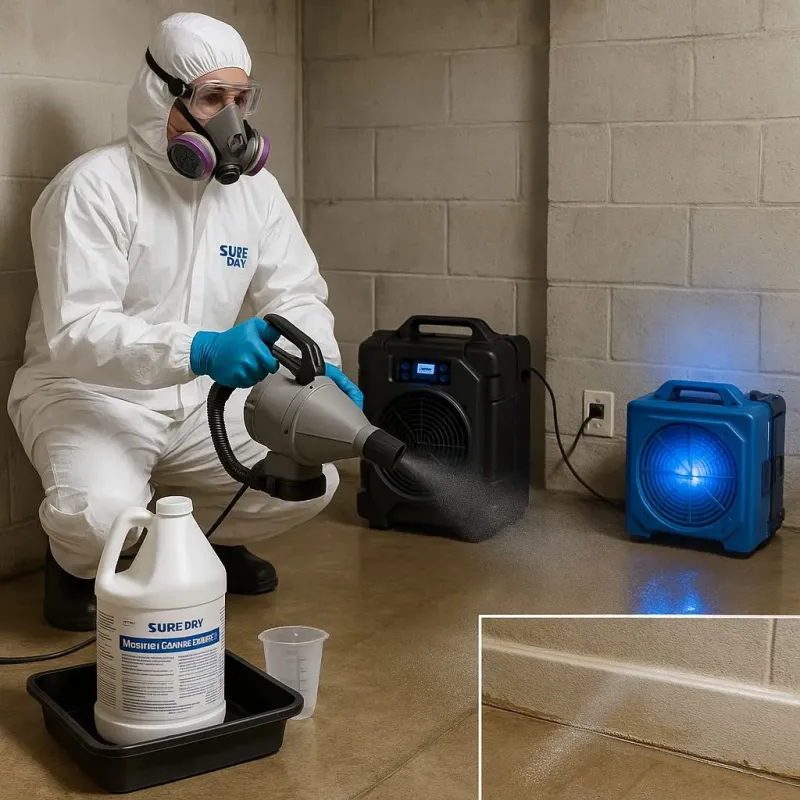 Sanitization and Odor Removal process in Taylor Creek, FL